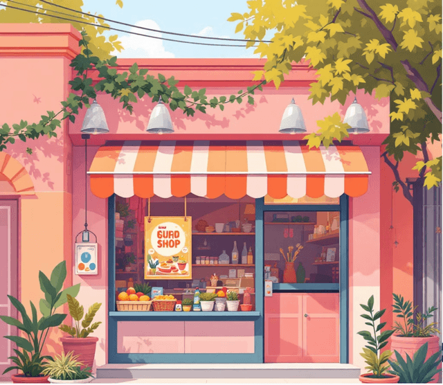 Small shop in Mumbai